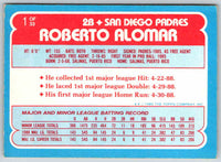 1989 Toys R Us Roberto Alomar #1 OF 33