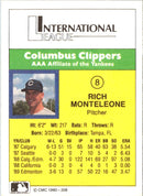 1990 CMC Columbus Clippers Rich Monteleone