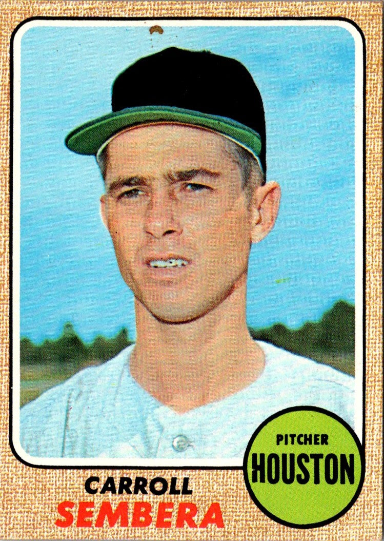 1968 Topps Carroll Sembera