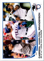 2013 Topps Heritage 50th Anniversary Buybacks 1963 American League Home Run Leaders - Killebrew/Stuart/Allison #10