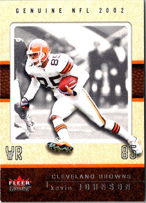2002 Fleer Genuine Kevin Johnson #56