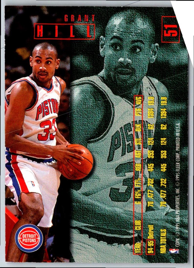 1995 Fleer Grant Hill