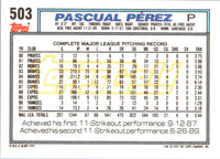 1992 Topps Pascual Perez #503