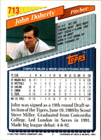 1993 Topps Gold John Doherty #713