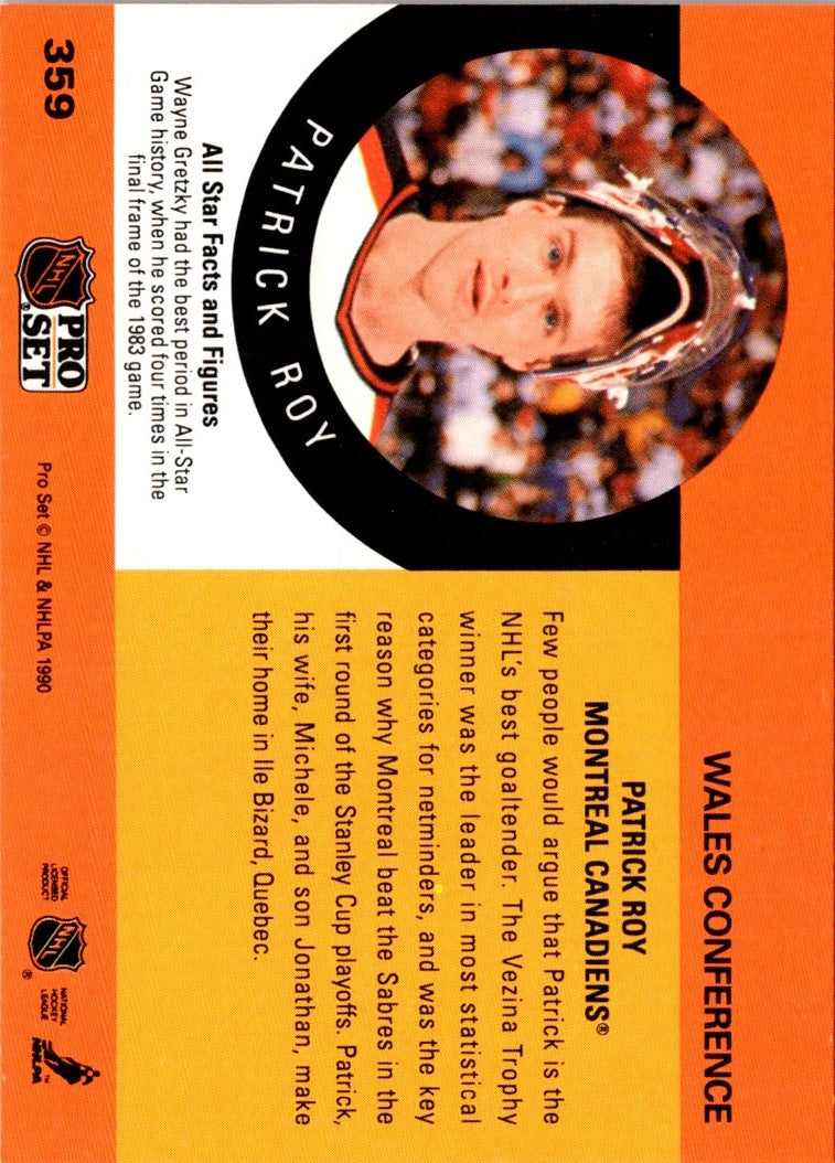 1990 Pro Set Patrick Roy
