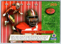 1991 Fleer Ultra Jesse Sapolu #369