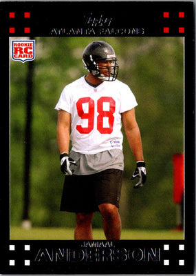2007 Topps Jamaal Anderson #352 Rookie