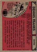 1980 Topps Dennis Franks #203 Rookie
