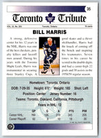1991 Ultimate Original 6 Bill Harris #35