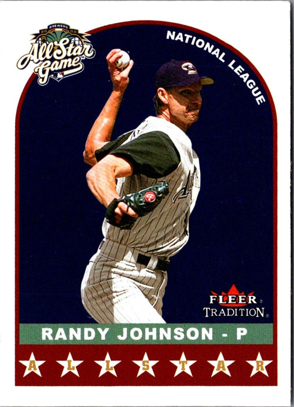 2002 Fleer Tradition Update Randy Johnson #U350