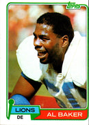 1981 Topps Al Baker