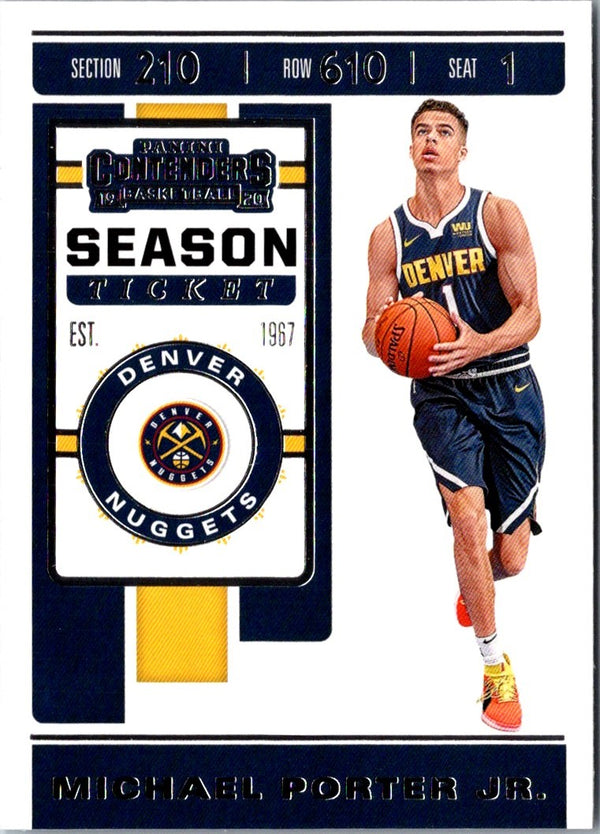 2019 Panini Contenders Michael Porter Jr. #78