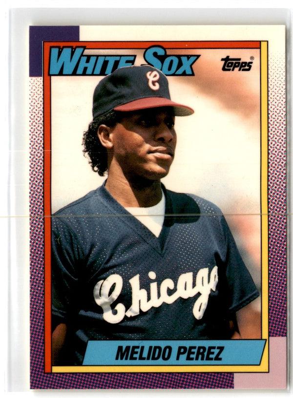1990 Topps Tiffany Melido Perez #621