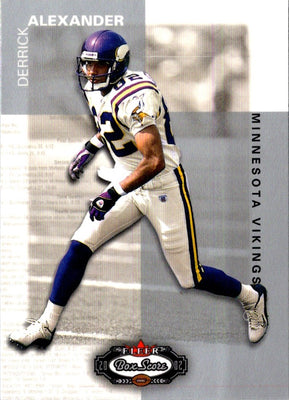 2002 Fleer Box Score Derrick Alexander #34