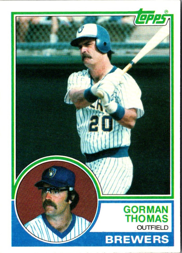 1983 Topps Gorman Thomas #10 EX