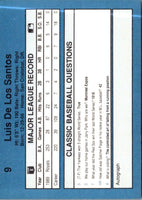 1990 Classic Blue Luis De Los Santos #9
