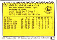 1991 ProCards Dave Milstien #358