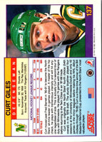 1991 Score Canadian English Curt Giles #137