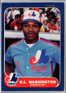 1986 Fleer U.L. Washington