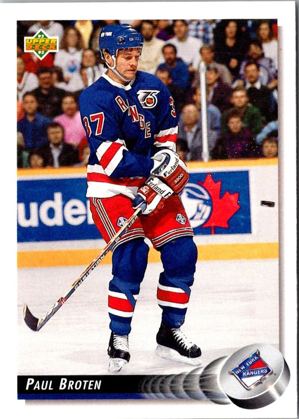 1992 Upper Deck Paul Broten #148