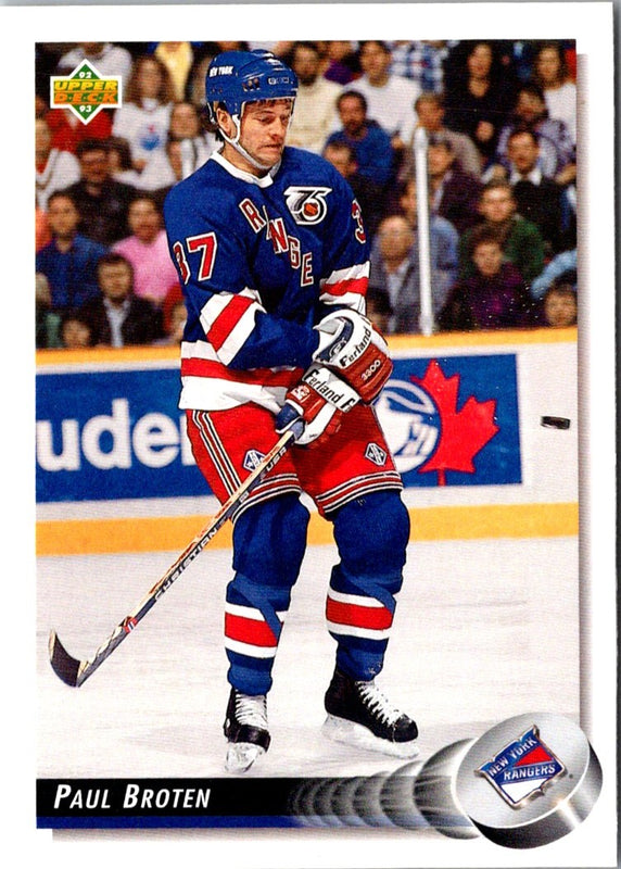 1992 Upper Deck Paul Broten #148