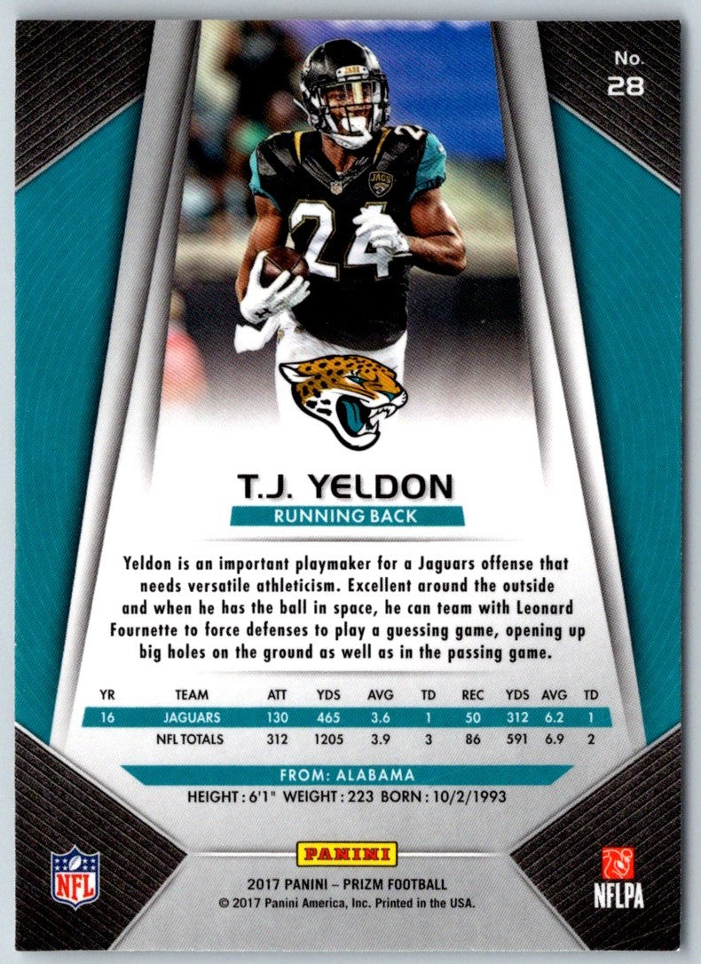 2017 Panini Prizm T.J. Yeldon