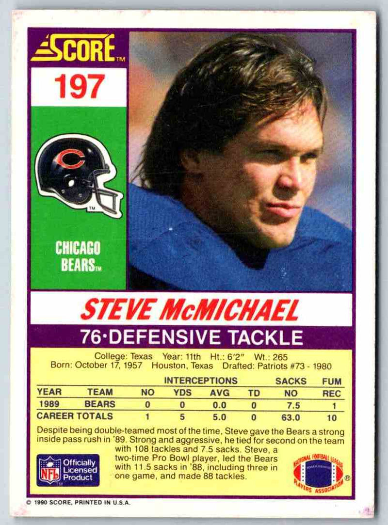 1990 Score Steve McMichael