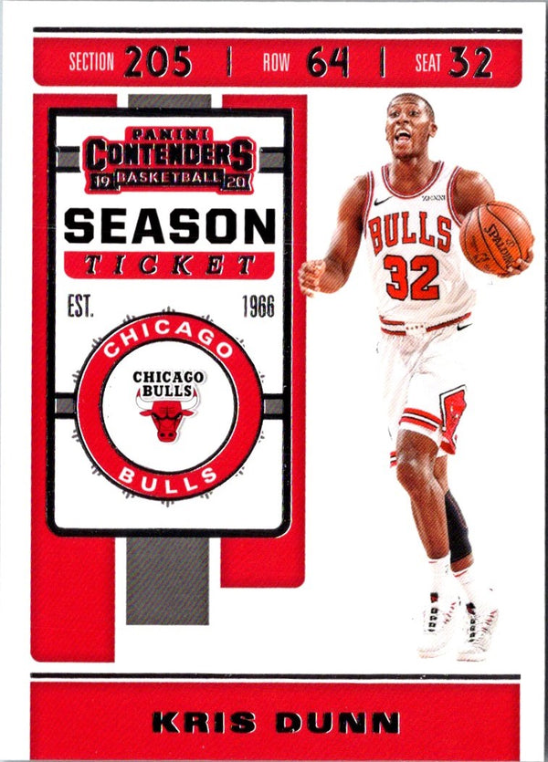 2019 Panini Contenders Kris Dunn #63