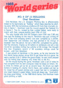 1989 Fleer World Series Bulldog