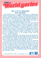 1989 Fleer World Series Bulldog #6