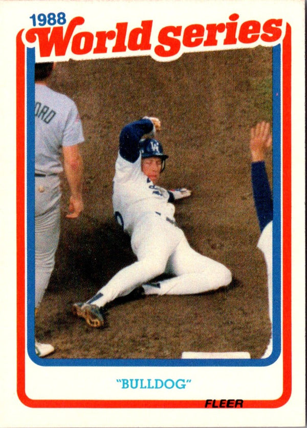 1989 Fleer World Series Bulldog #6