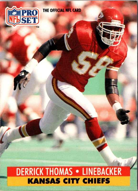 1991 Pro Set Spanish Derrick Thomas #107