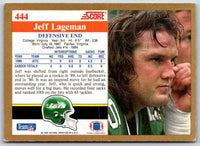 1991 Score Jeff Lageman #444