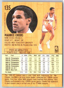 1992 Fleer Maurice Cheeks