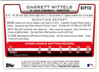 2012 Bowman Chrome Prospects Garrett Wittels #BCP132
