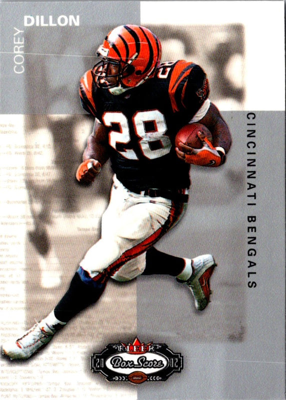 2002 Fleer Box Score Corey Dillon #30