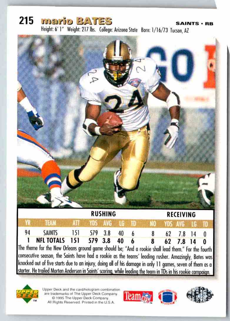 1995 Upper Deck Mario Bates