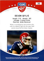 2012 Leaf Young Stars Devon Wylie #30
