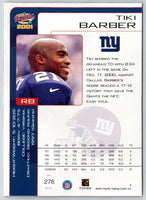 2001 Pacific Premiere Date Tiki Barber #276