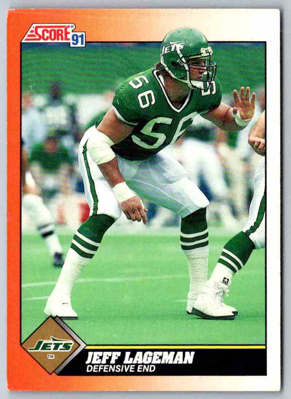 1991 Score Jeff Lageman #444