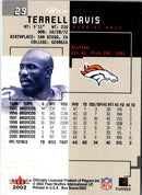 2002 Fleer Box Score Terrell Davis
