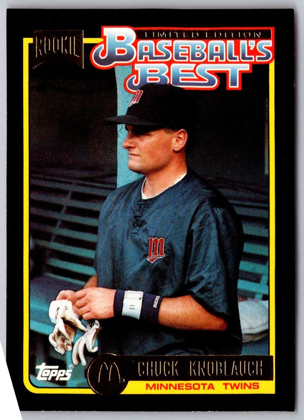 1992 Topps McDonald's Baseball's Best Chuck Knoblauch #35