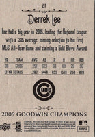 2009 Upper Deck Goodwin Champions Derrek Lee #27