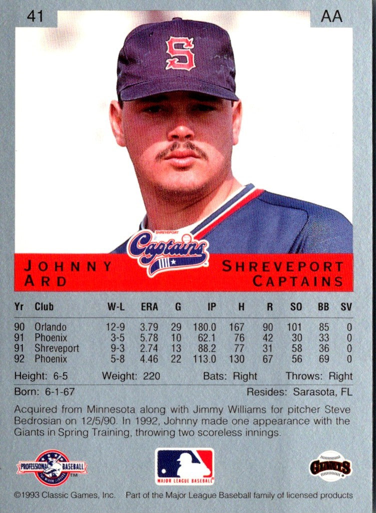 1993 Classic Best Johnny Ard