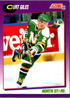 1991 Score Canadian English Curt Giles #137