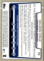 2012 Bowman Chrome Nelson Cruz #112