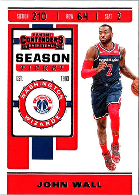 2019 Panini Contenders John Wall #47
