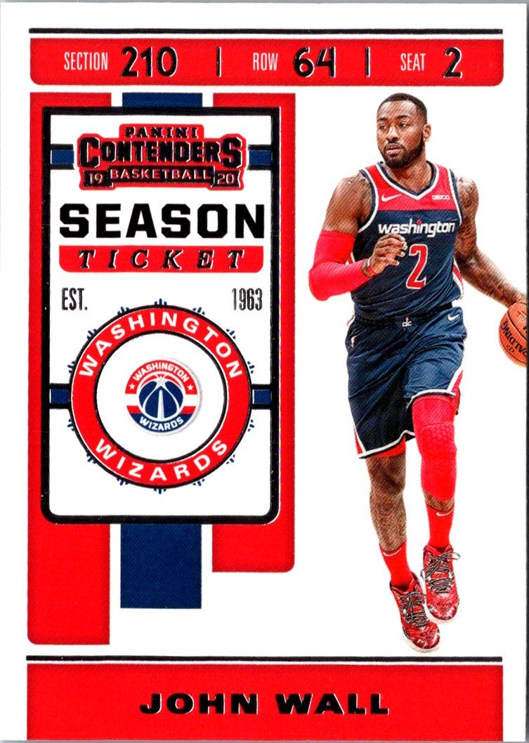 2019 Panini Contenders John Wall