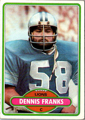 1980 Topps Dennis Franks #203 Rookie