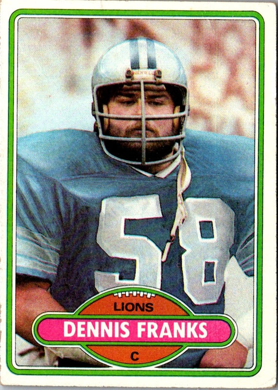 1980 Topps Dennis Franks #203 Rookie